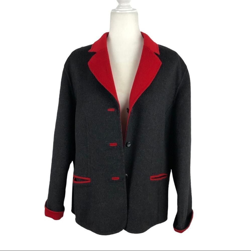 Pendleton Womens Reversible Colorblock Merino Woo… - image 2